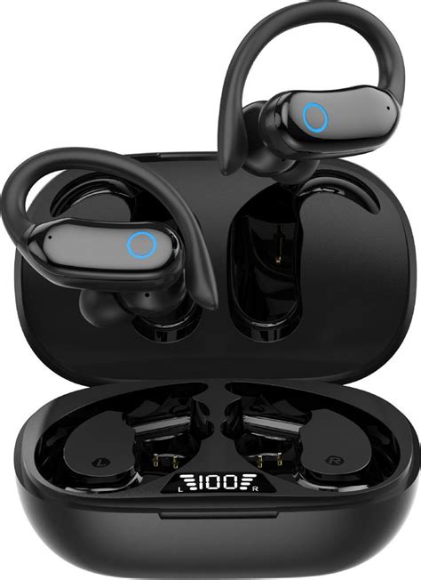 Bezdrôtové športové slúchadlá s ergonomickým dizajnom.