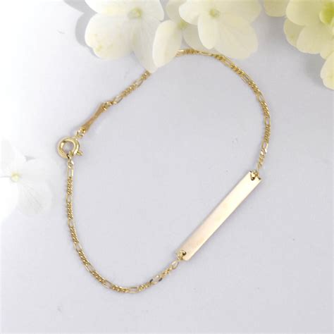 detský náramok s gravírovanou kotvou