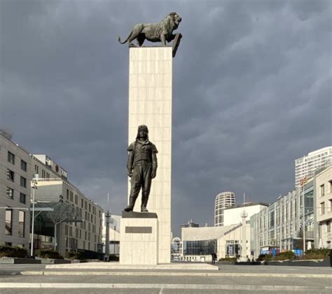 Fotografia pamätníka na Murmanskej výšine v Bratislave