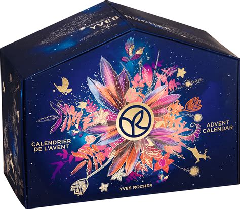 Yves Rocher adventný kalendár - dizajn a motív Záhrady zázrakov