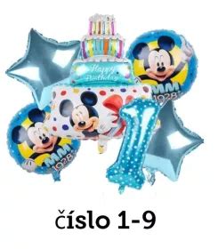 Oslava s Mickey Mouse balónkami
