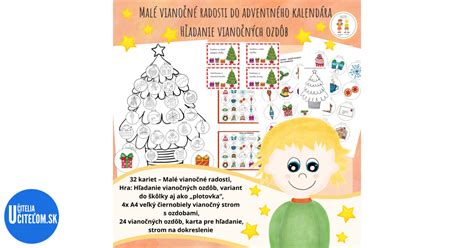 Ukážka stromčeka s rôznymi typmi ozdôb, od veľkých po malé