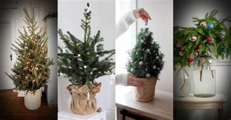 Ilustrácia malých vianočných stromčekov vyrobených zo špajdlí a ozdobených korálkami.