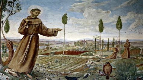 Historická ilustrácia zobrazenia prvého betlehema sv. Františka z Assisi v Grecciu