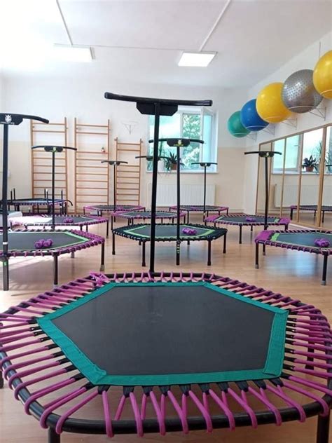 Fotografia trampolín v zábavnom centre