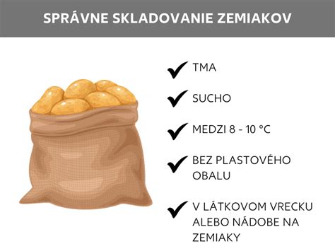 Grafika s tipmi na správne skladovanie zemiakového šalátu