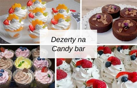 Fotografia moderného svadobného candy baru s rôznymi druhmi zákuskov