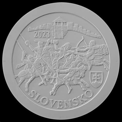 Vizualizácia víťazného návrhu zlatej zberateľskej mince