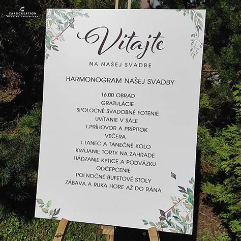 Ilustrácia svadobného lístka v štýle divadelného programu