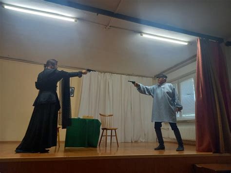 Scéna z divadelnej hry Hamlet