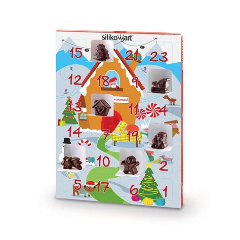ukážka produktu Creative Xmas Countdown s formou a krabičkou