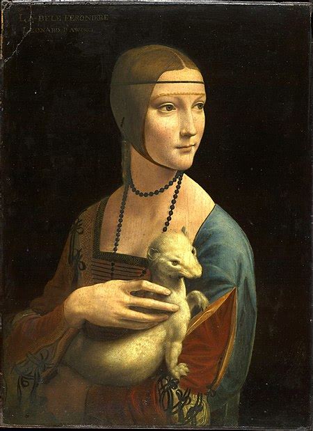 Portrét Cecilie Gallerani (Dáma s hranostajom) od Leonarda da Vinci