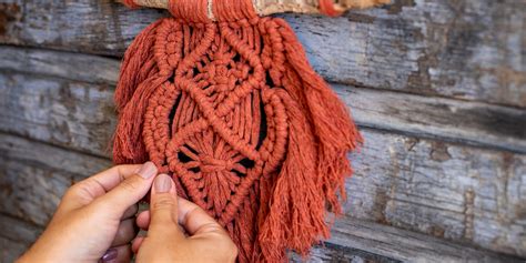 Ukážka rôznych macramé výrobkov