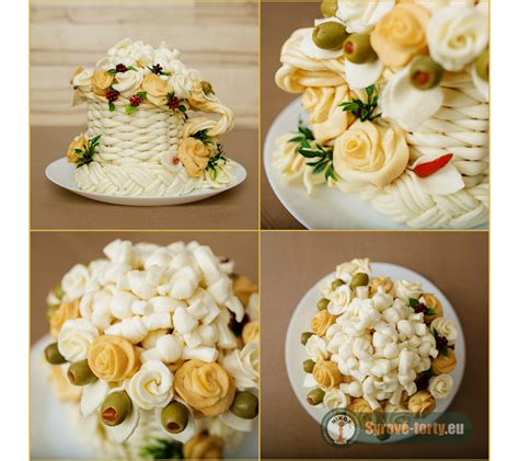 detailní záběr na ručně zdobený dort