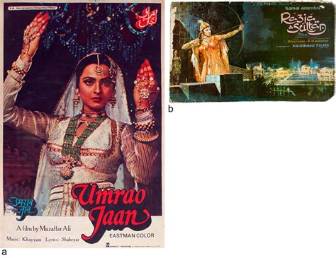 scéna z filmu Umrao Jaan (1981) s Rekhou v hlavnej úlohe
