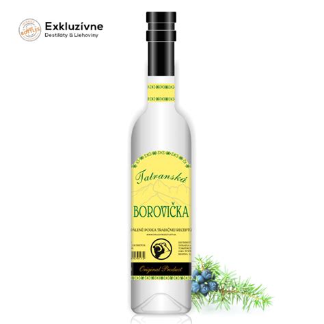 fľaša slovenskej borovičky
