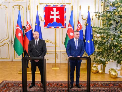 fotografia z návštevy Ilhama Alijeva na Slovensku