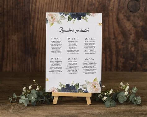 Vizualizácia zasadacieho poriadku na svadbe s rozložením stolov