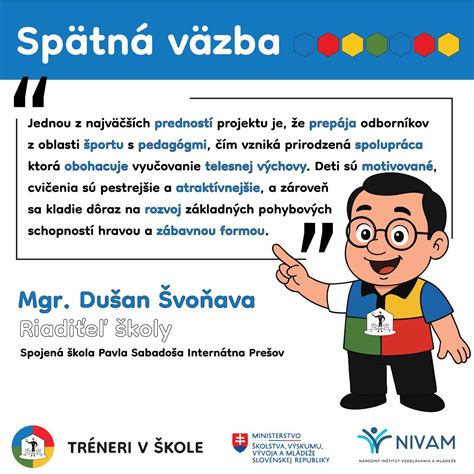 foto riaditeľa školy Martina Gorea, ktorý ukazuje na renovovanú časť školy