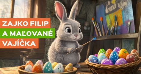 Deti zdobia vyfúknuté vajíčka