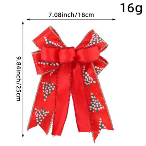 ilustrácia rôznych vianočných mašlí