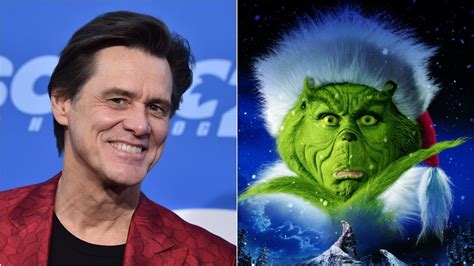 Jim Carrey v kostýme Grincha, ikonická postava z vianočnej klasiky.