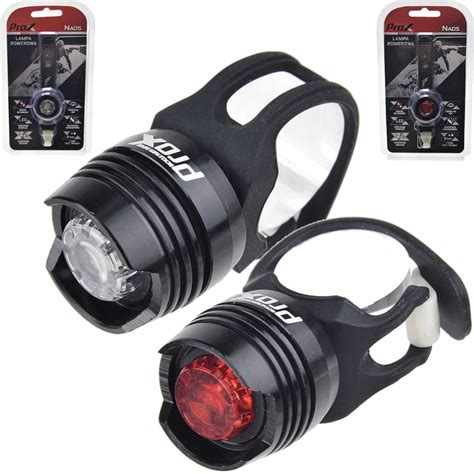 Sada cyklistických svetiel a zámok