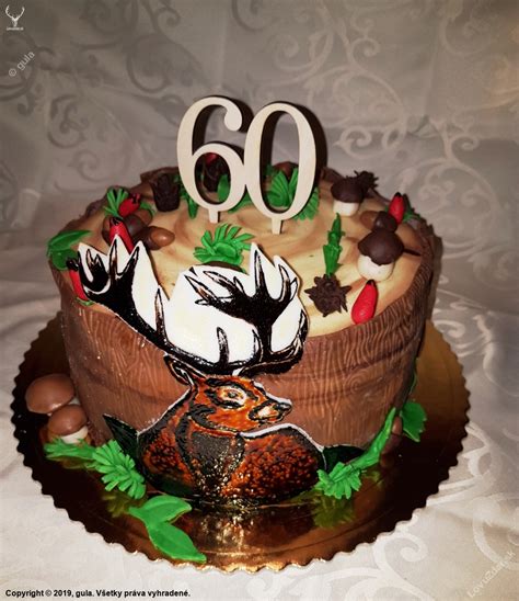 Ilustrácia: Torta s poľovníckym motívom