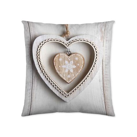 Folklórny vankúš so srdcom