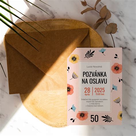 Príklady originálnych pozvánok na oslavu