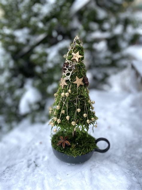 Vianočný aranžmán z konárov, šišiek a jarabín