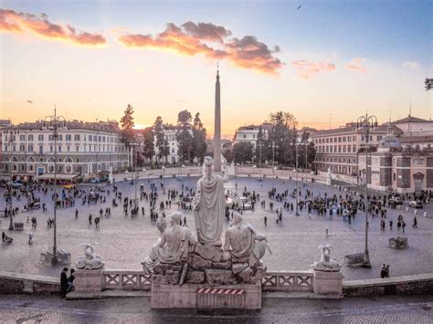 infografika s mapou Ríma a vyznačenými hlavnými zónami karnevalu: Piazza del Popolo, Via del Corso, Villa Borghese
