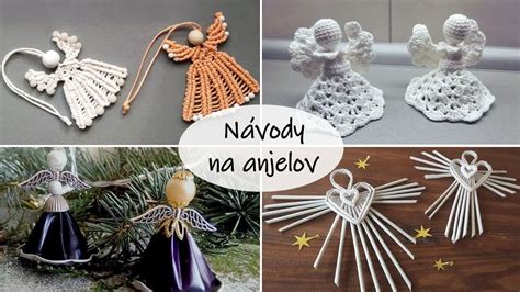 Návod na výrobu anjelov z cesta krok za krokom