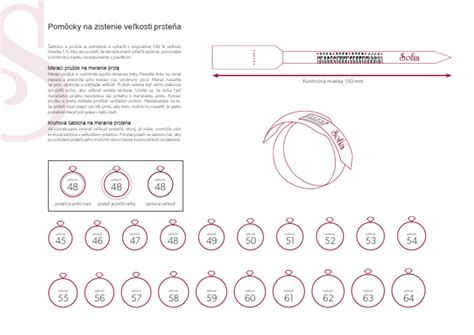 Šablóna na meranie veľkosti balónov
