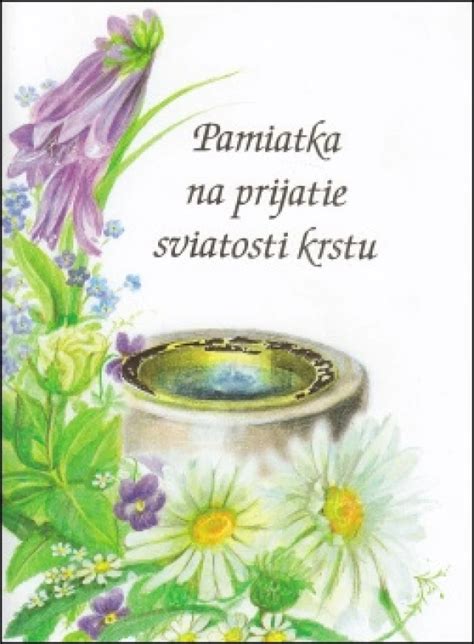 symbolické znázornenie sviatosti krstu s vodou a sviecou