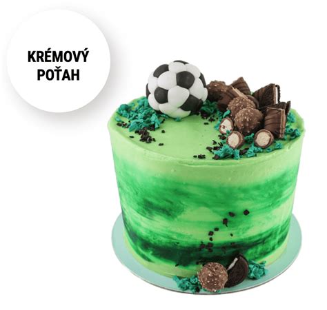 Finálny vzhľad torty v tvare futbalovej lopty