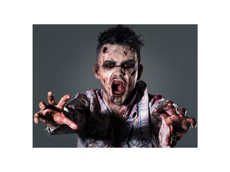 Ilustračná fotografia strašidelných zombie kostýmov