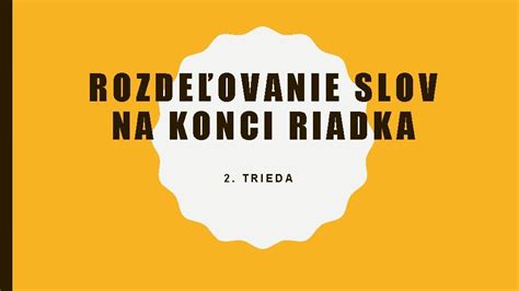 infografika znázorňujúca rozdelenie slova na konci riadka so spojovníkom