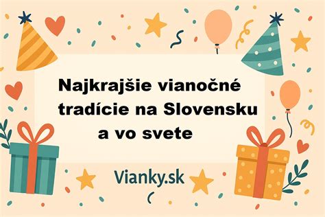 Ilustrácia alebo fotografia zobrazujúca rôzne slovenské tradície spojené so sviatkami (napr. koledovanie, vianočné trhy).