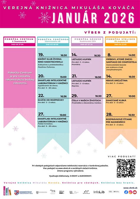 Slávnostná grafika k výročiu Galérie Lučenec a prehľad kultúrnych podujatí v meste