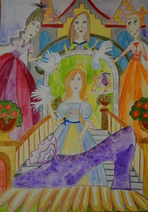 Ilustrácia k rozprávke Tri oriešky pre Popolušku