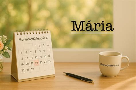 Infolgrafika s významom mena Mária a jeho symbolikou