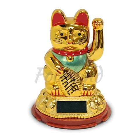 Solárna Maneki Neko - Mávajúca mačka šťastia