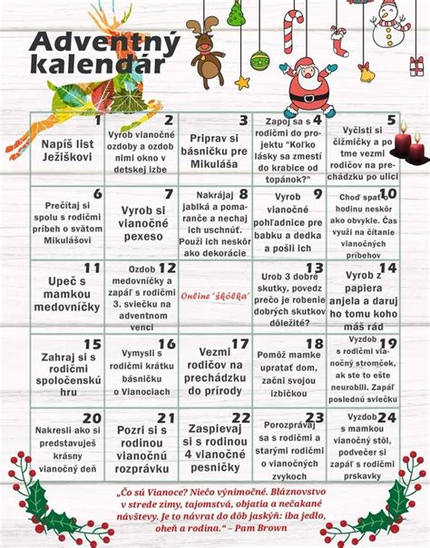 Infografika: Nápady na výplň adventného kalendára pre deti