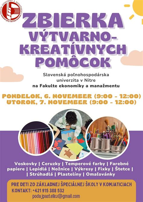 ilustrácia rôznych kreatívnych materiálov a pomôcok