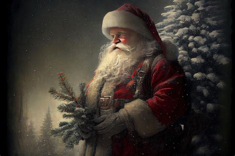 Father Christmas s vianočnými darčekmi