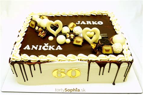 ilustrácia slávnostnej narodeninovej torty k 60. narodeninám