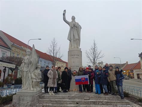 Fotografia pomníka Ľudovíta Štúra v Modre