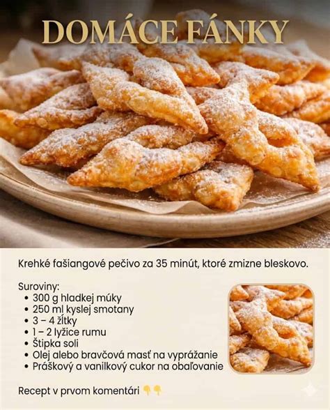 typické fašiangové pečivo