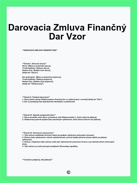 príklady formulácií v svadobnom oznámení pre finančný dar